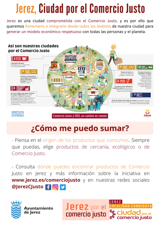 Flyer Jerez Ciudad por el Comercio Justo