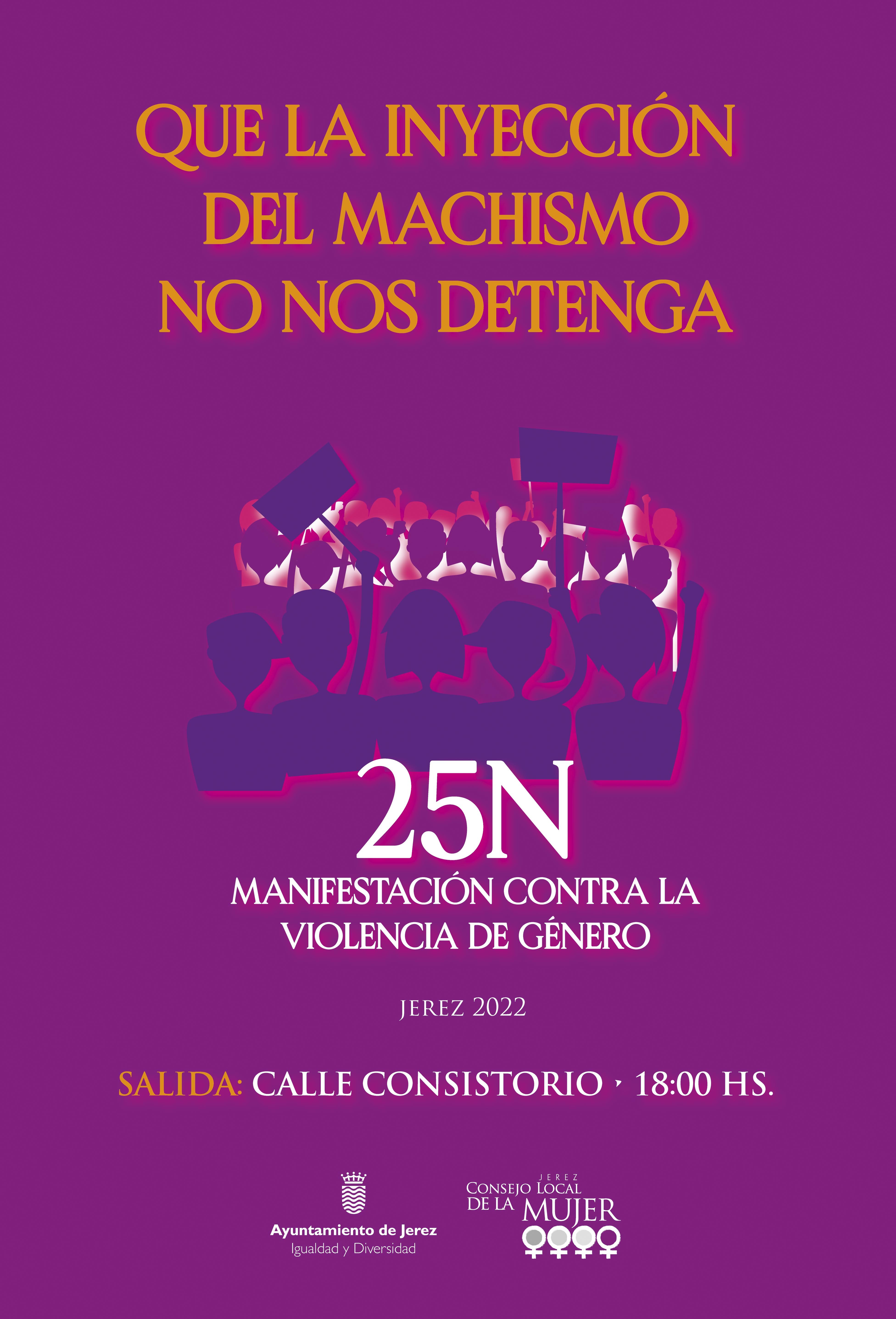 Cartel Manifestación 25N Contra la Violencia de Género
