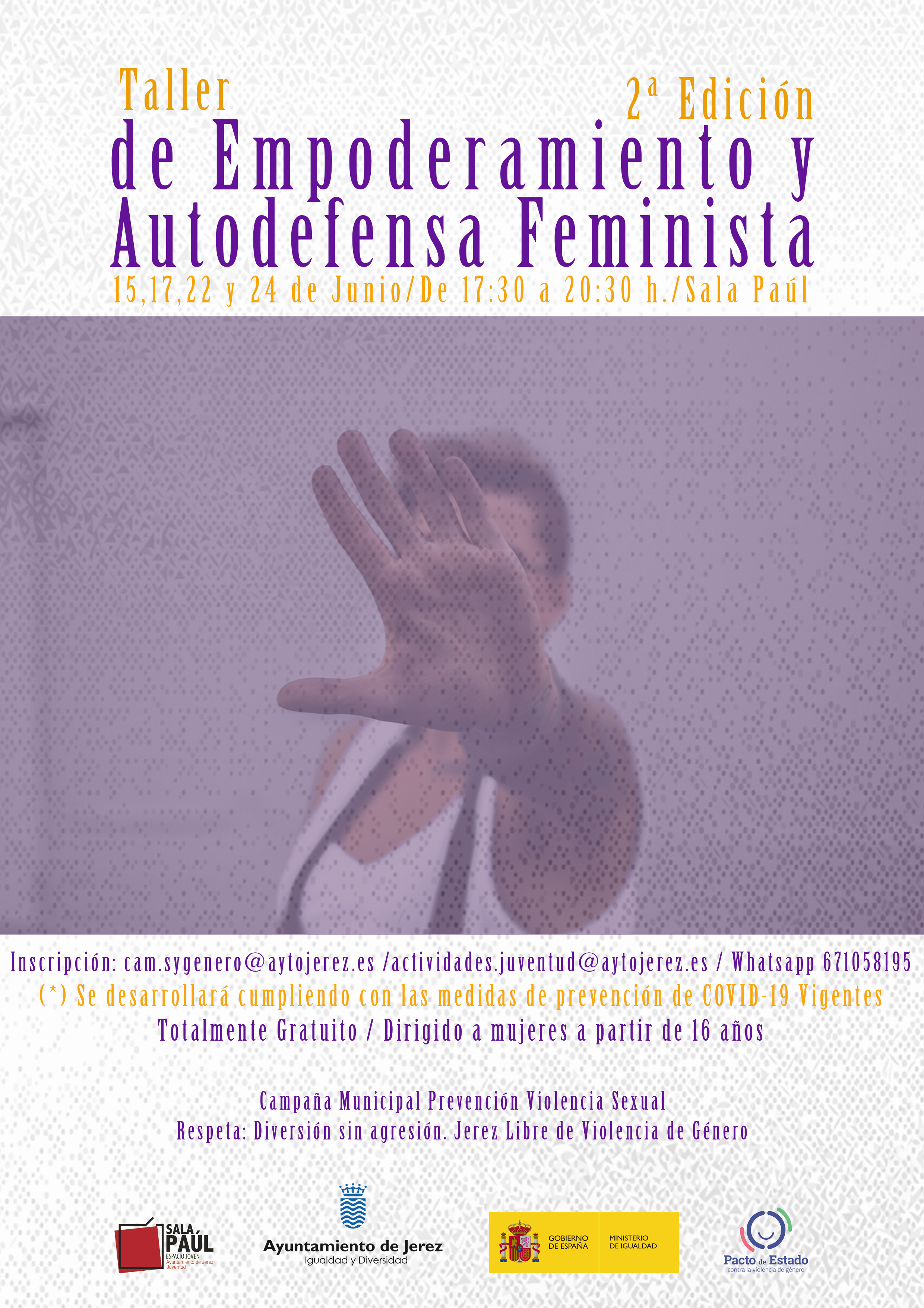 Cartel 2ª Edición Taller Empoderamiento y Autodefensa Feminista