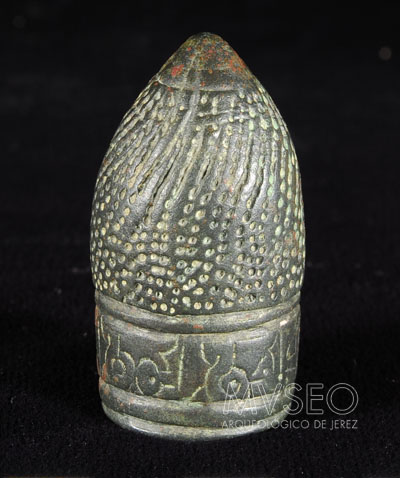 LEATHER-WORKER’S THIMBLE WITH EPIGRAPHY