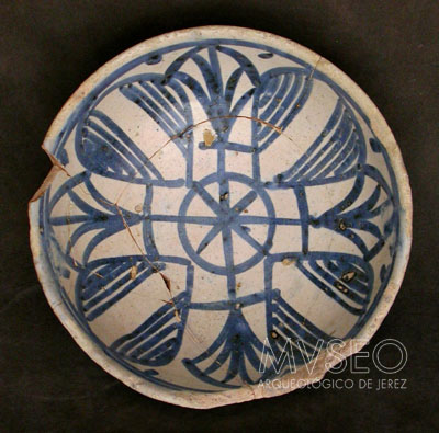 VALENCIAN BOWL IN SIMPLE BLUE STYLE