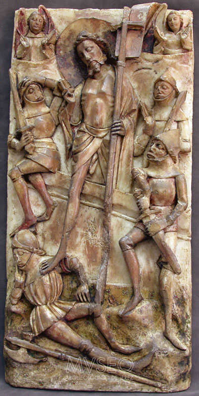 ENGLISH RELIEF WITH DEPICTION OF THE RESURRECTION OF CHRIST