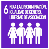 No a la discriminación, igualdad de género, libertad de asociación
