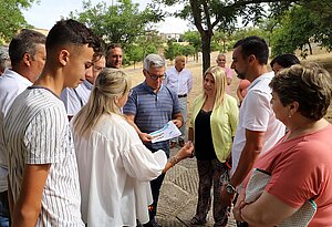 Alcaldesa anuncia obras en el Parque de la Cartuja